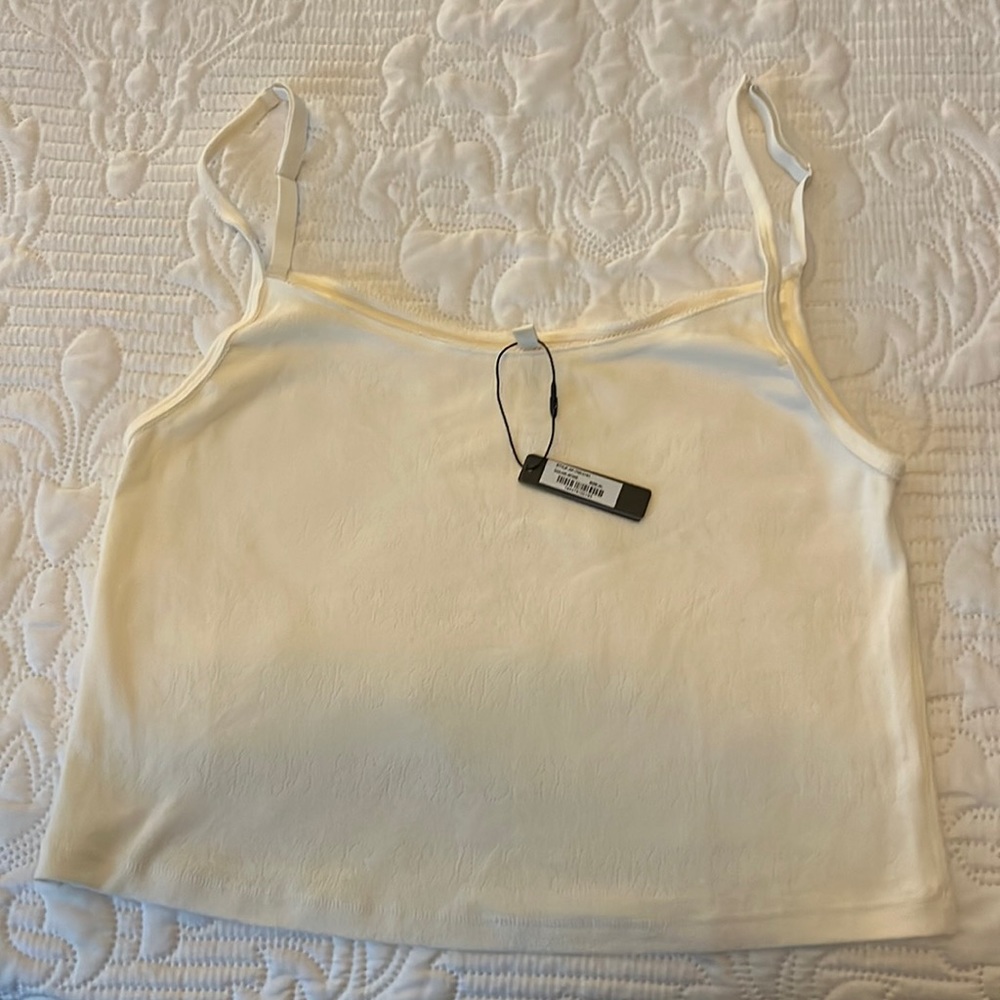 SKIMS Logo Crop Tank